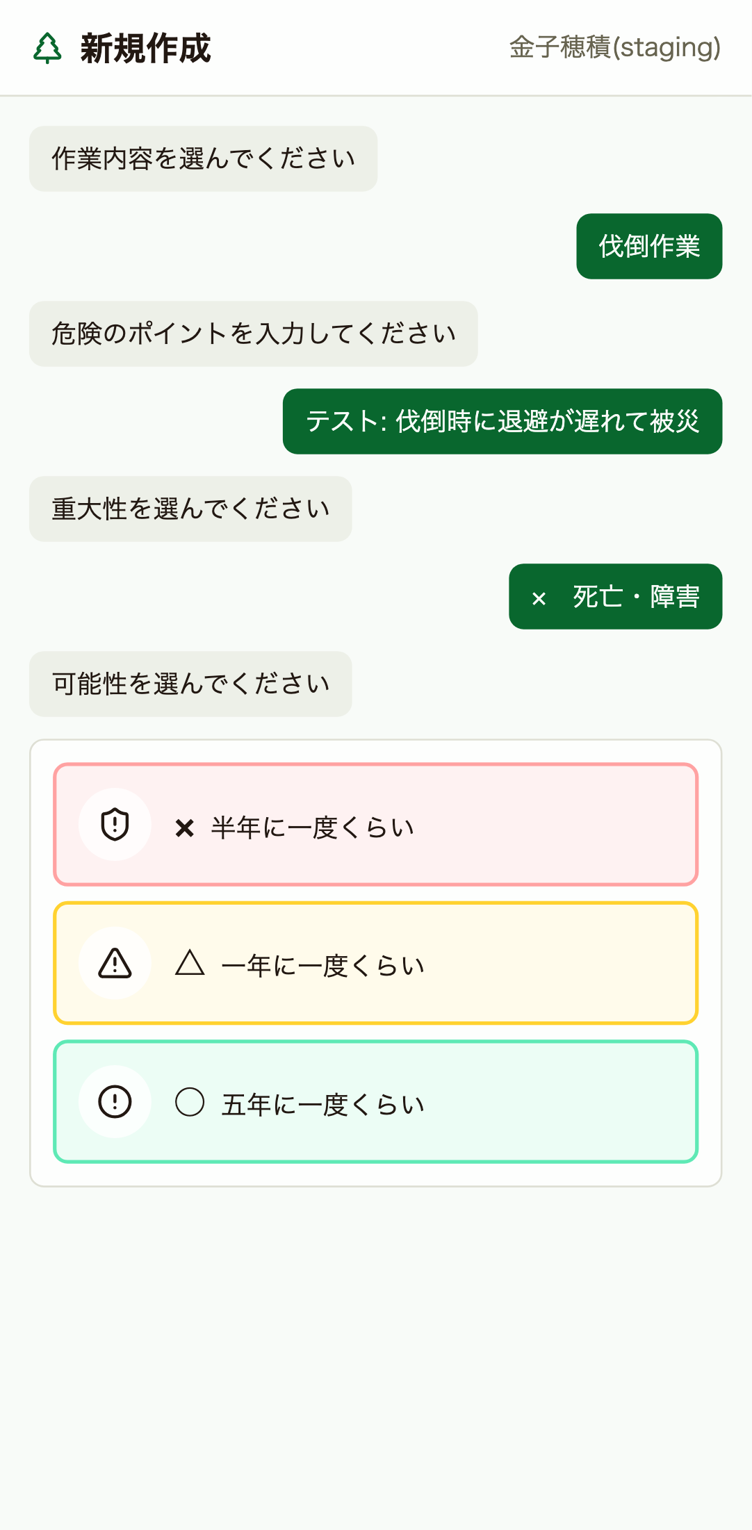 可能性選択